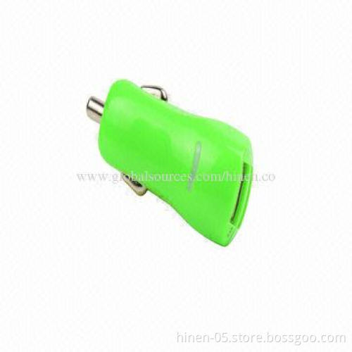 Car Charger with 5V/3.1A Output, Shell Made of Fire-proof Material
